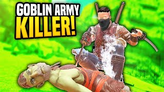 NINJA FIGHTS THE GOBLIN ARMY - Blade and Sorcery VR Mods (U8 Gameplay) screenshot 3