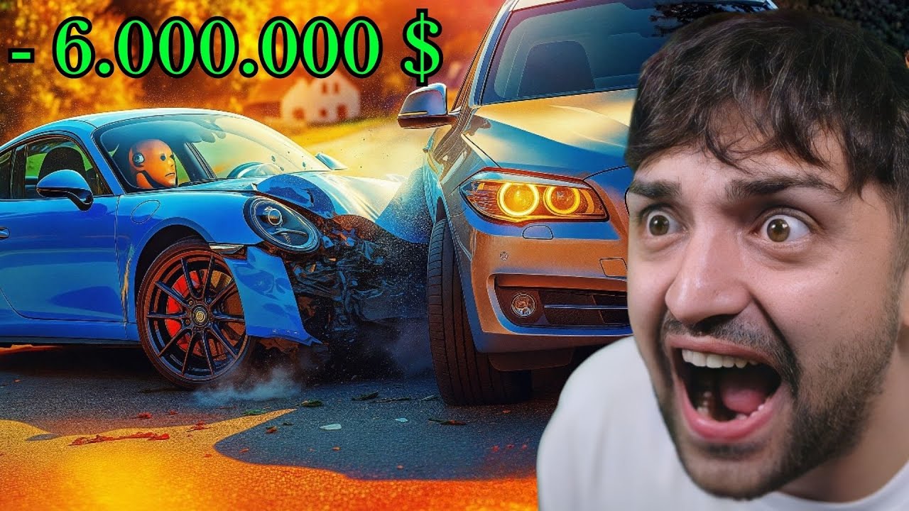AŞIRI PAHALI GERÇEKÇİ ARABA KAZALARINA TEPKİ !  (BeamNG Drive)