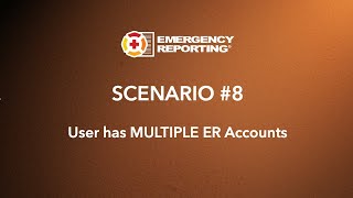 Authentication SCENARIO 8: User has MULTIPLE ER Accounts