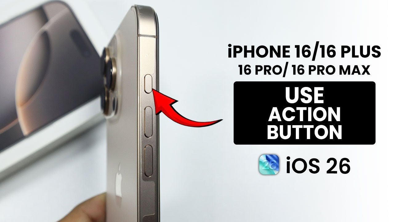 How to Use Action Button iPhone 16 / 16 Plus / 16 Pro Max / 16e - YouTube