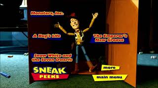 Toy Story 2 2001 Dvd Sneak Peeks Menus