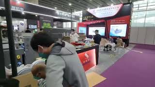 Sunthinks single pass printer at Printing South China exhibition in Guangzhou
