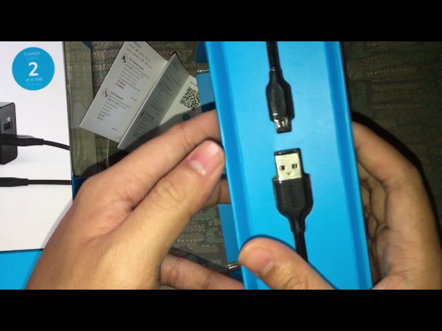 ANKER 24W 2-Port USB Charger & Micro USB Cable [Unboxing]