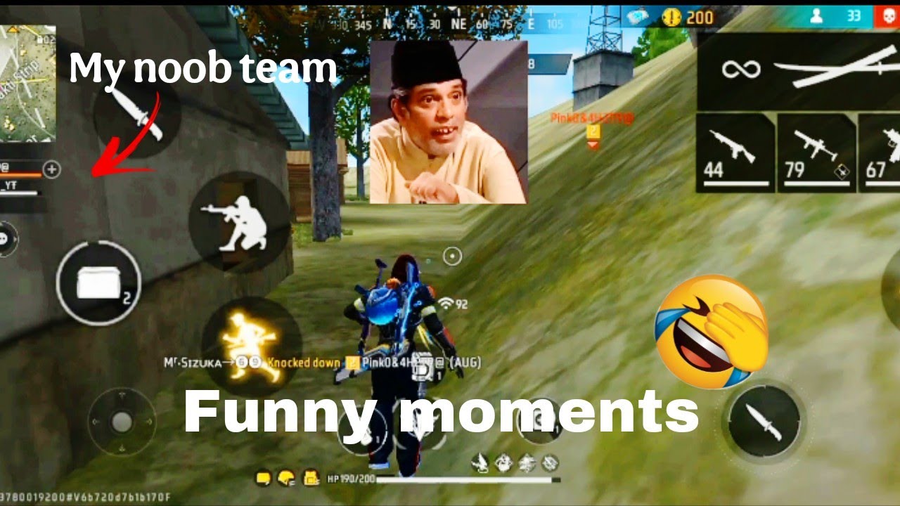 Funny moments in BR Rank match || Free Fire Max #freefire - YouTube