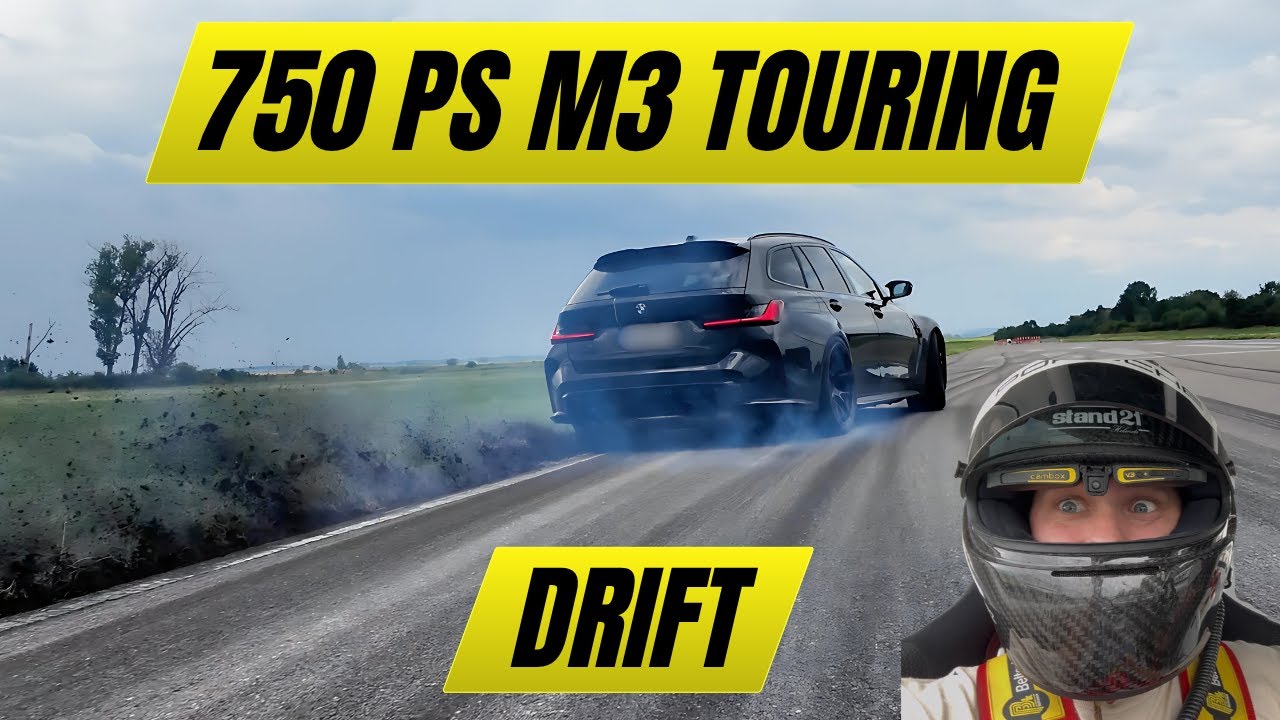 🚀 750 PS M3 Touring Drift-Test am Flugplatz + Mini Cooper Challenge!