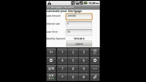FC Mortgage Calculator