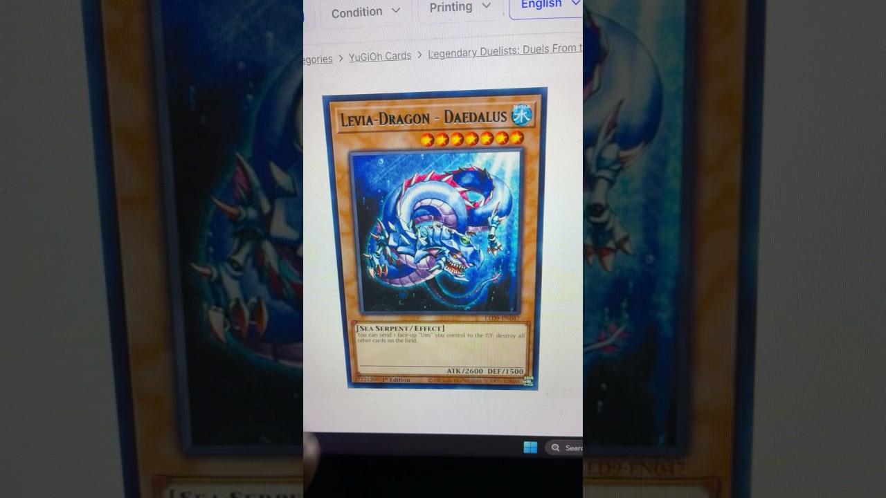 This Sea Monster Yu-Gi-Oh Card Evolved