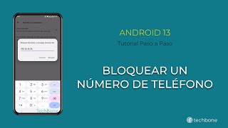 Bloquear un Número de Teléfono [Android 13] screenshot 2