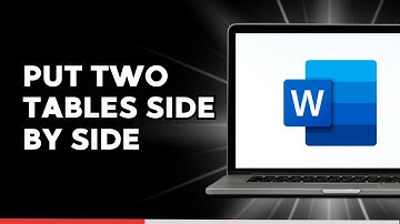 How to Put two Tables Side by Side in Word (2025)