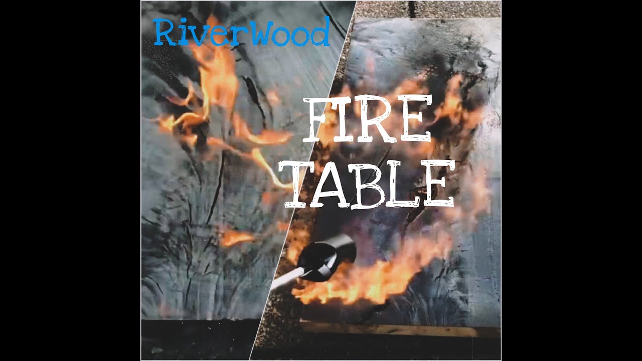 Fire Epoxy Table Woodworking Projects HD YouTube