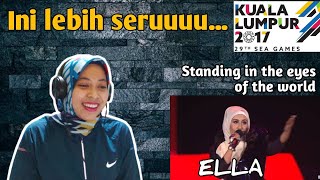 🇮🇩 Reaction to Ella - Standing in the Eyes of the World (Closing Caremony 29th SEA Games)