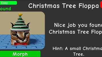 How To Get The “Christmas Tree Floppa” | Find The Floppa Morphs #roblox #floppa