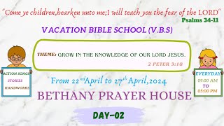 VBS||DAY-02||MORNING SESSION (23-04-2024)