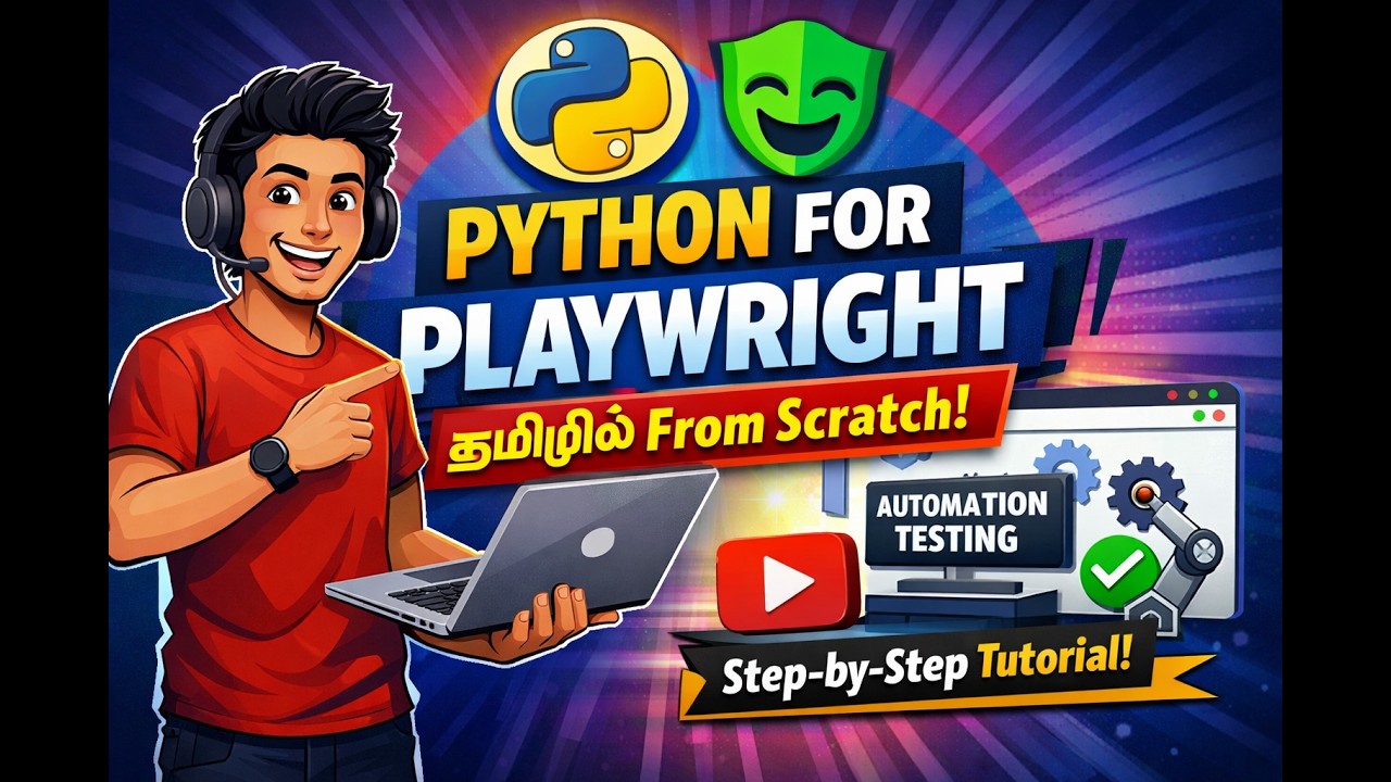 Python Playwright Tutorial in Tamil | Automation Testing for Beginners ...