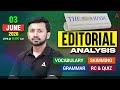 The Hindu Editorial Analysis | 3 June 2026 | English Vocabulary, Grammar & Skimming | By Parth Sir