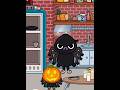 Spider turns into a pumpkin #funny#tocaboca#Shorts