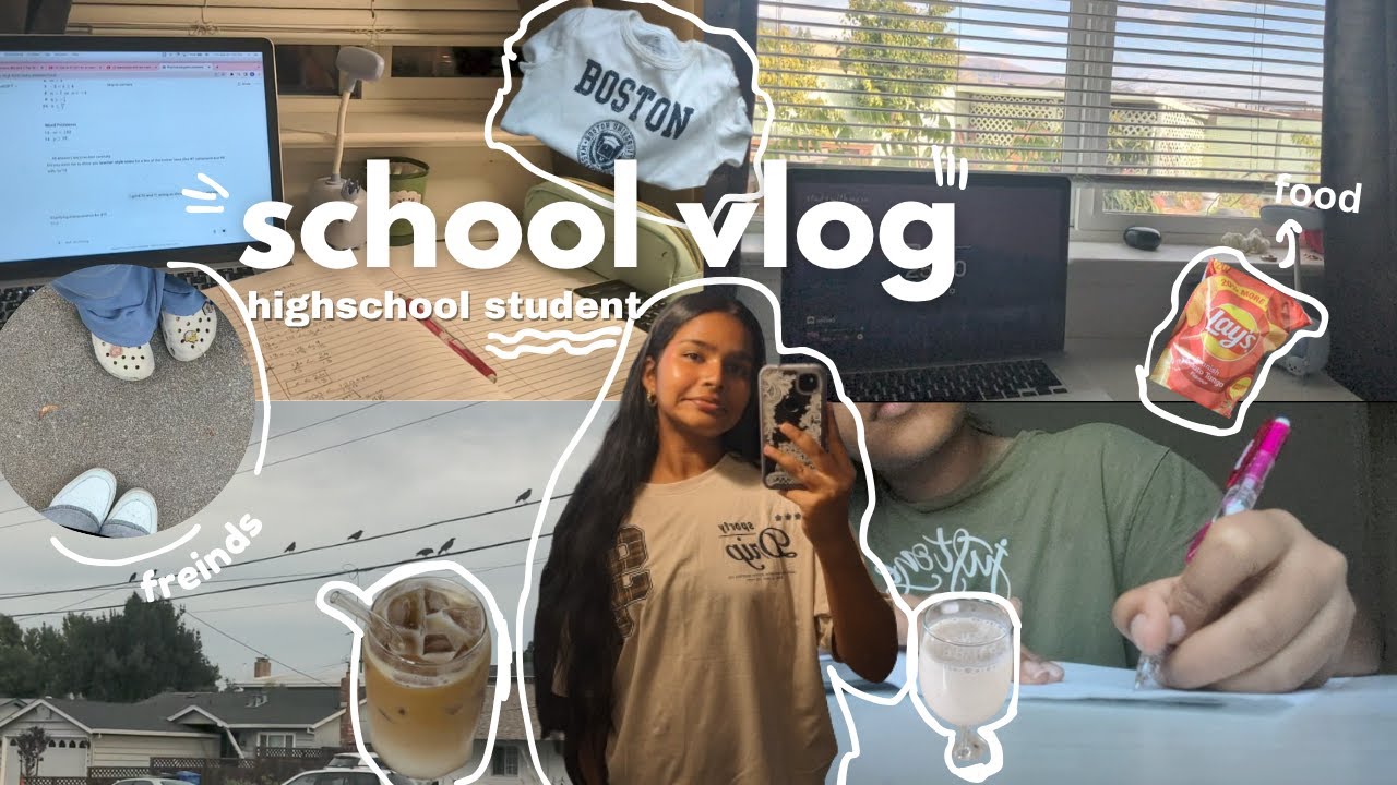 Days in my life as a HIGHSCHOOL STUDENT⎮productive days, school, student life, vlog, food, friends