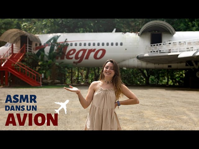 ♡ ASMR  - Visite d'un Avion aménagé ♡
