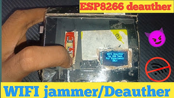 How to make a WiFi deauther with 0.96 OLED display
