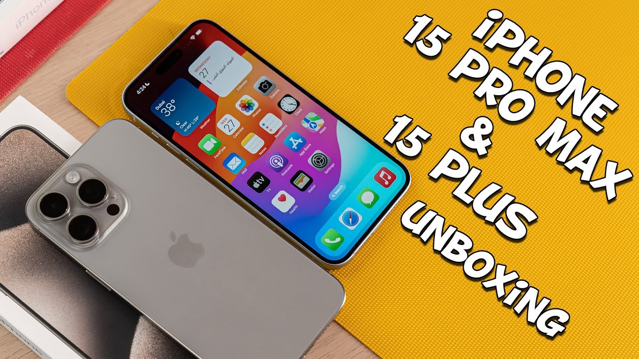 iPhone 15 Pro Max 1TB & iPhone 15 Plus 512GB Simple Unboxing #shorts 