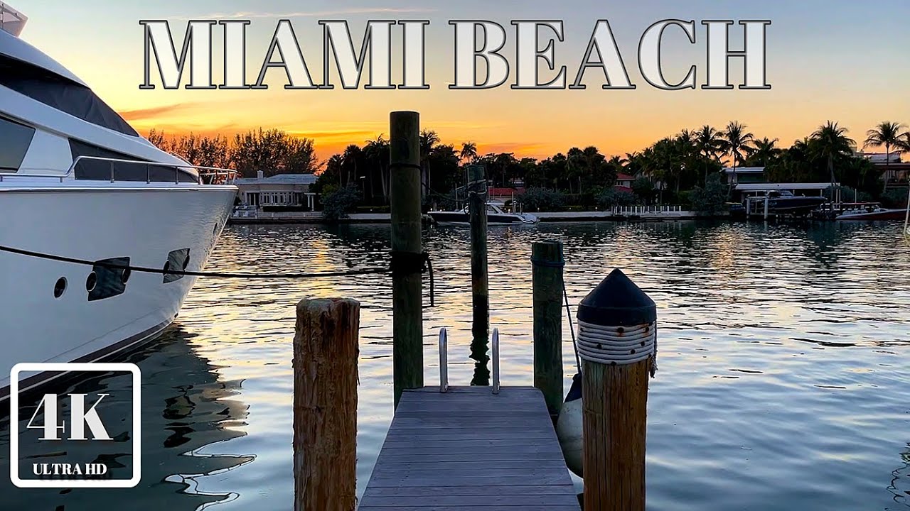 MIAMI BEACH 4K UHD 60 FPS FLORIDA USA
