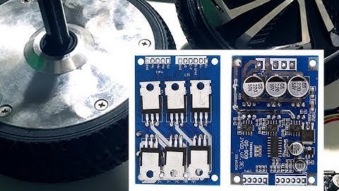 Hoverboard Motor + 500w Brushless Motor Controller and arduino 12v - 36v 500w