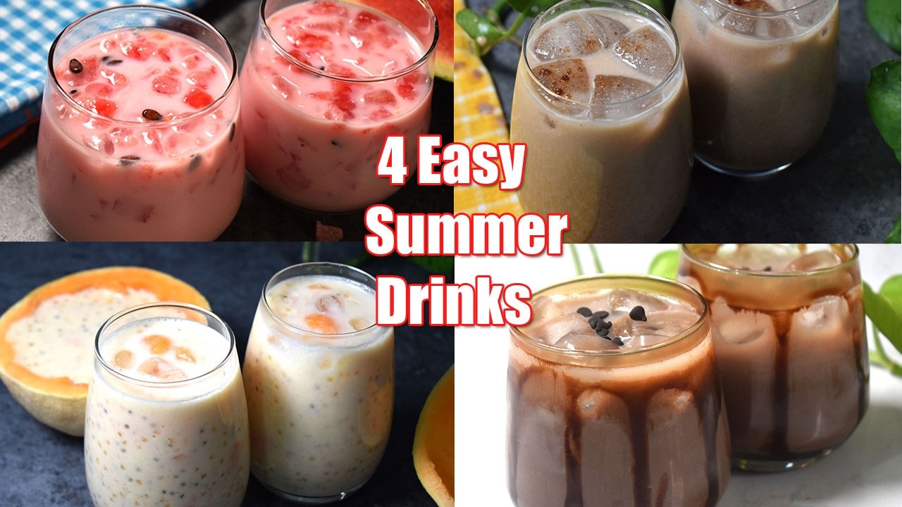 அடிக்கிற வெயிலுக்கு ஜில்லுனு இதமான 4 வகை ட்ரிங்க்ஸ்-4 Summer special Hydrating Energy Drinks