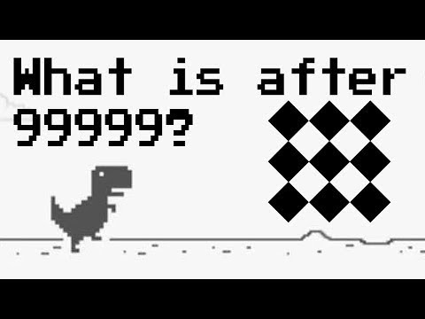what is after 999999 in dinosaur game | Lets See - YouTube