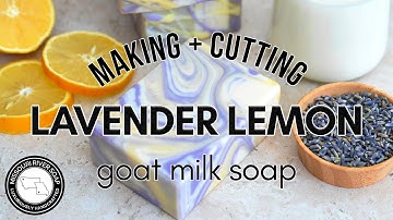 Making Lavender Lemon Cold Process Soap | MO River Soap