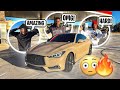 SURPRISING MY FRIENDS WITH MY NEW INFINITI Q60 CAR WRAP….