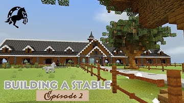 Building A Minecraft Horse Stable! | Episode 2 | DibbleCraft |