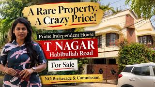 T NAGAR | Independent 4 BHK Duplex House | 40 Feet Frontage #RealEstate #chennai