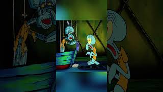 Squidward Sprays a Huge Amount of Ink Whenever He's Scared