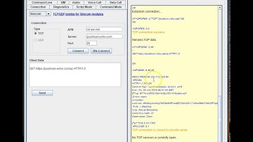 SIM7500A - Set up TCP Connection