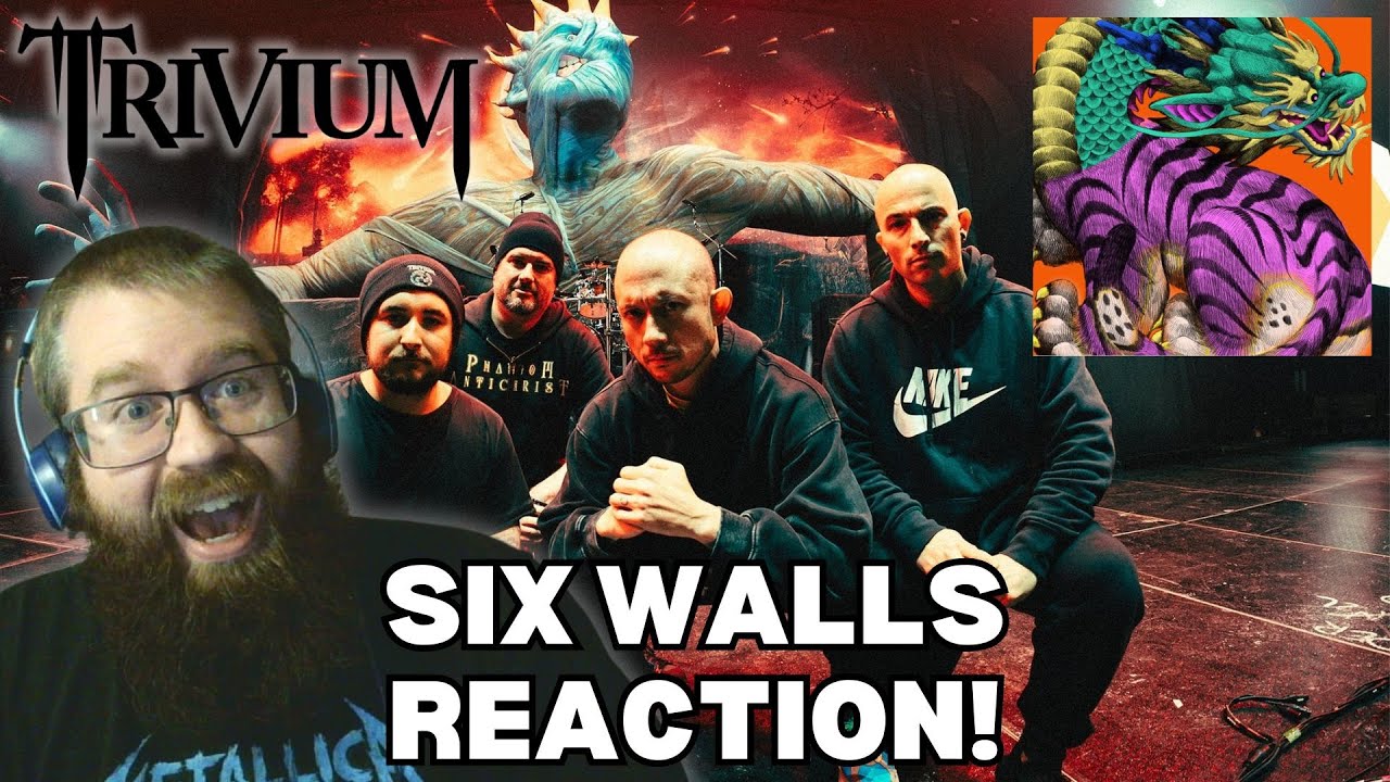 Trivium - Six Walls (ОФИЦИАЛЬНОЕ АУДИО) РЕАКЦИЯ!!! БЕЗУМНАЯ ПЕСНЯ!!!
