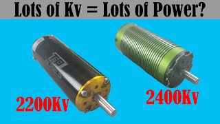 Does a Higher Brushless Motor Kv Provide a Higher Power Output?