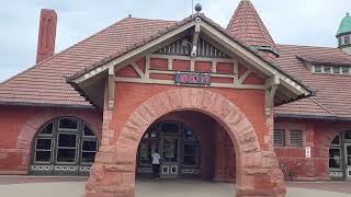 1887 Richardsonian Romanesque Train Bus Station In Kalamazoo Michigan
