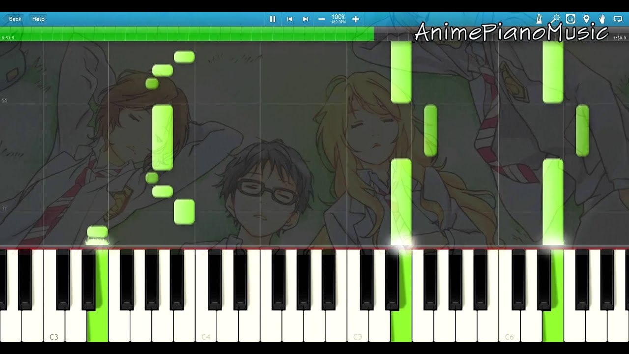 Shigatsu wa Kimi no Uso - hikaru nara - Piano - Digital Sheet Music