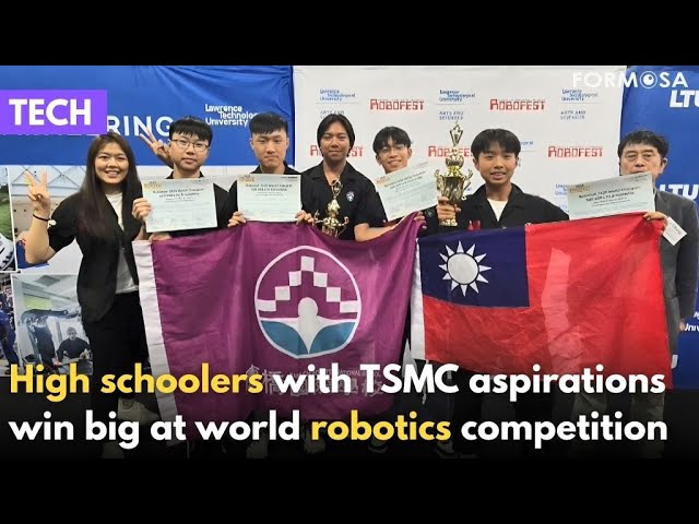High schoolers win big at global robotics competition: Exclusive｜Taiwan News