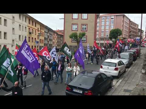 Trabajadores del metal en huelga en Bizkaia