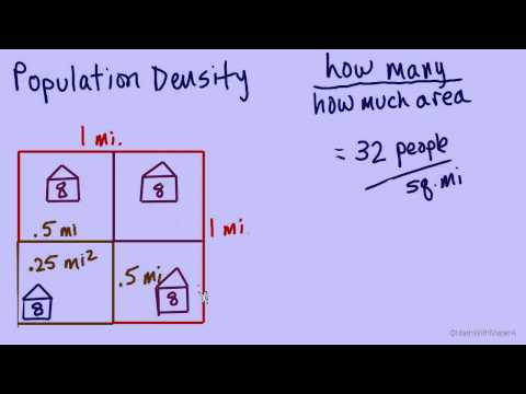 Video: How To Determine The Average Population Density