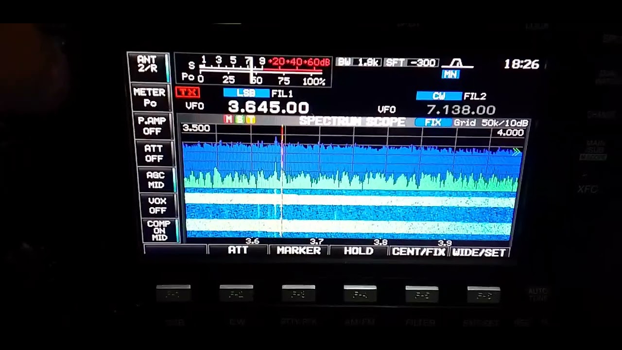 IC7600 ICOM RX ANTENA TEST