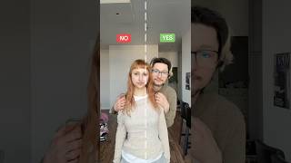 Yes Vs No With My Wife