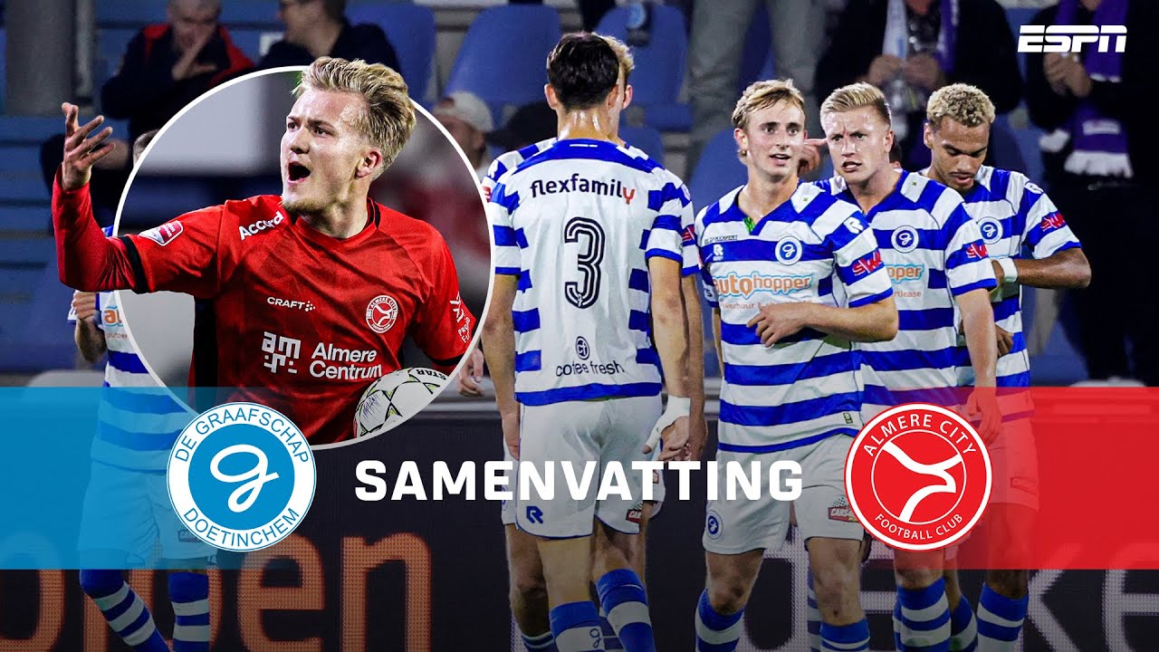 4️⃣ GOALS in het EERSTE HALFUUR ⚡️ | Samenvatting De Graafschap - Almere City