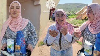 مي فاطمة أو زوهرة😍في قمة الفرح مع تقاليد السكر والحليب🥛في استقبال المفاجأة 🎁