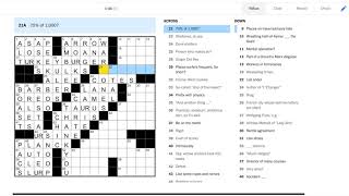 NYT Crossword Solution - WEDNESDAY May 6, 2020