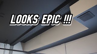 BUILDING MY DREAM WORKSHOP! ( THE BLACK CEILING - Ep. 4) DIY | Woodworking | How To