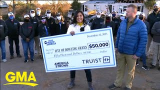 Kentucky town surprised with $50K to rebuild after devastating tornado l GMA