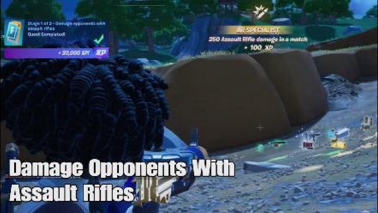 Damage Opponents With Assault Rifles - Stage 1 of 2 - Fortnite Weekly ...