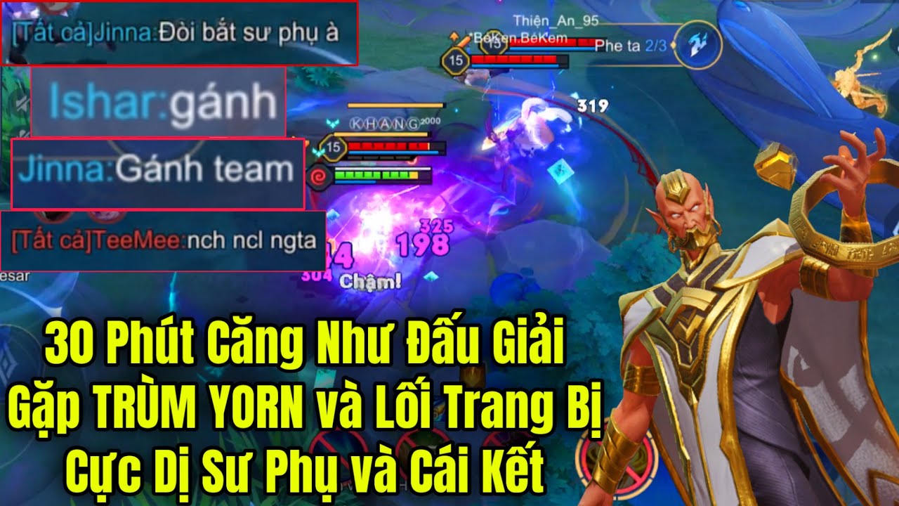 30 Phút Căng Như Đấu Giải Khi Gặp Thần YORN và Lối Lên Đồ Chất Của Sư Phụ JINNNA